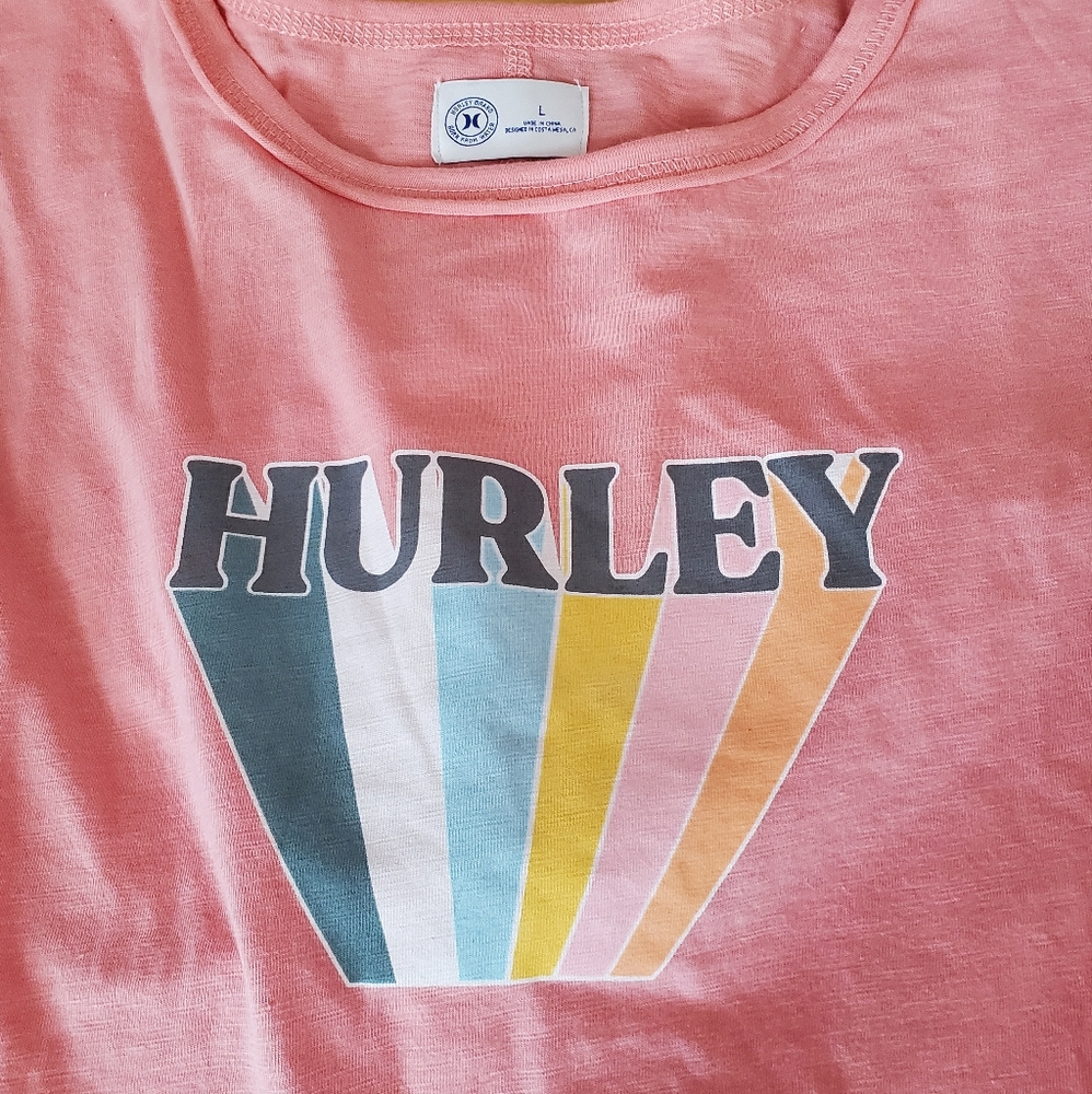 NWT Hurley Logo Long-sleeve Top - Picture 3 of 4